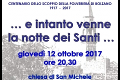 ...e intanto venne la notte dei Santi...